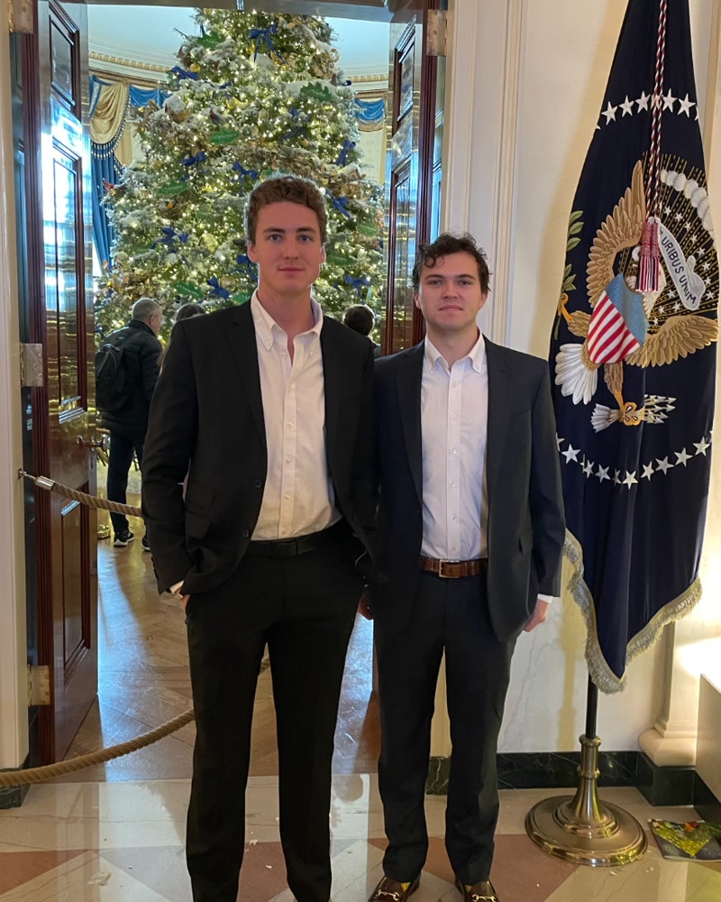 At the White House